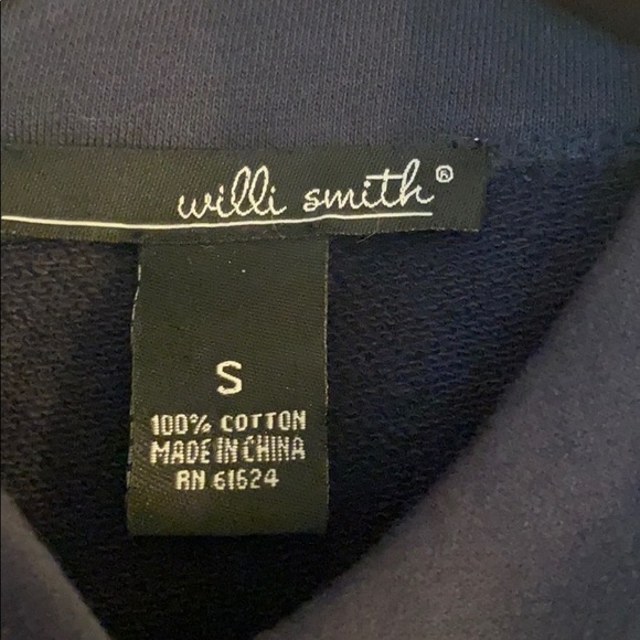 Willi Smith Navy Military Double Breasted Jacket S - Picture 3 of 4